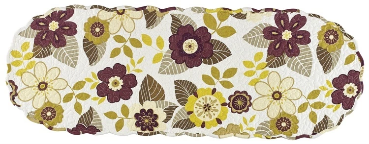 Isabella Floral Quilted 36" Table Runner  - Image 1 of 1