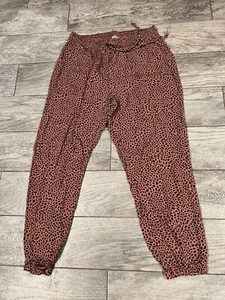 NWOT Victorias Secret PINK Pajama Pants size Medium Joggers Cheetah animal print - Picture 1 of 10