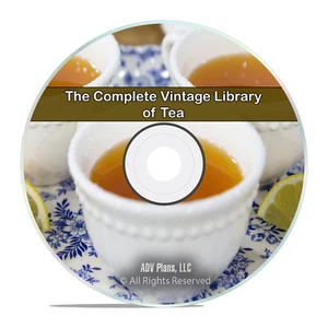 70 Classic Books on Tea, Grow Recipes, History, Make, Plant, Drink, CD DVD H82 - Picture 1 of 10
