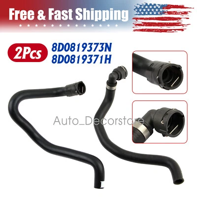 Heater Core Coolant Hose Fit for Audi A4 Quattro VW Passat 8D0819371H 8D0819373N - Image 1 of 4