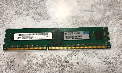 RAM PC HP Original 4GB PC3-12800 Desktop UDIMM 655410-150 - Image 1 of 2