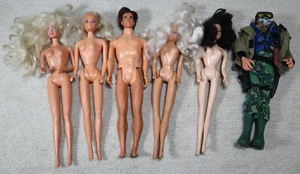 Vintage Barbie Dolls & G.I Joe Dolls Lot - Picture 1 of 12