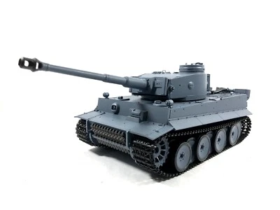 1:16 Henglong 7.0 3818 Tiger 1 RTR 2.4G RC Tanque 360 Torreta Giratoria Caja de Engranajes de Acero Foto 1 de 4