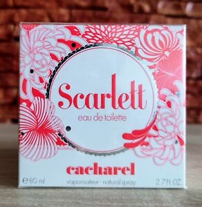 Discontinued Cacharel Scarlett EDT For Women 80ml 2.7 fl oz New Company Sealed