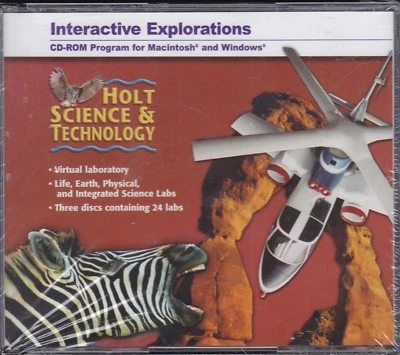 Holt Science & Technology Interactive Explorations PC CD-ROM **NEW** - Image 1 of 2