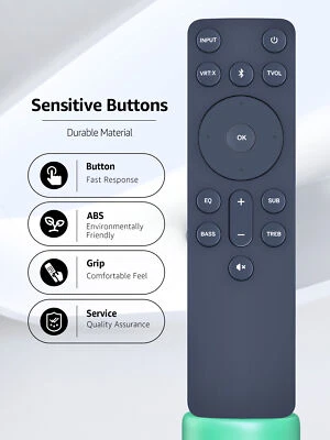 New ND21-J Remote Control For Vizio Sound Bar V20x-J8 V21x-J8 M21d-H8 SB2021n-J6 - Image 1 of 4