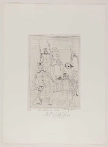Kurt Mühlenhaupt/Radierung/signiert/30 Exemplare /Das Leben im alten Russland/24 - Bild 1 von 1