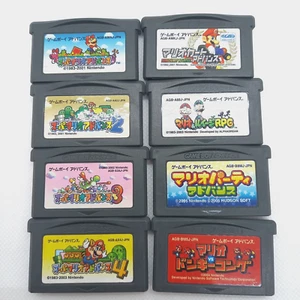 Lot 8 Nintendo Game Boy Advance Super Mario Advance Party Kart Mario & Luigi GBA - Picture 1 of 24