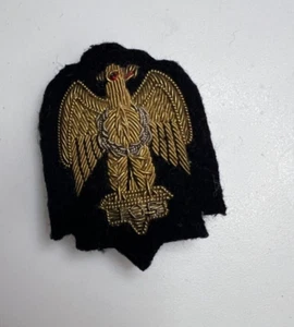 1st royal Dragoon Guards Bullion Small Beret Badge 53 x 39 mm - Picture 1 of 3