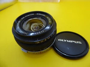 OLYMPUS OM-SYSTEM H. Zuiko Auto-W 24mm f/2.8 OM Mount Wide Angle Prime Lens - Picture 1 of 6