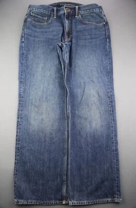 Jeans uomo 2012 Banana Republic dritto lavaggio medio 5 tasche cotone taglia 35x30 - Foto 1 di 7