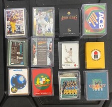 Various individual cricket card and sticker sets Scanlens Stimorol Futera Select