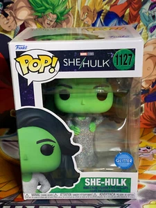 Funko Pop Marvel She-Hulk Glitter 1127 Vinyl Figure She Hulk - Picture 1 of 4