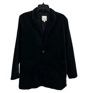 AG Adriano Goldschmied Black Velvet Baylee Jacket Blazer Womens Size Small - Picture 1 of 8