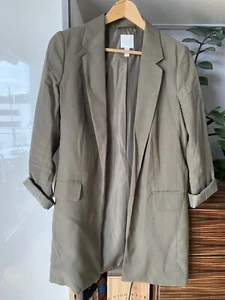 Blazer H&M Khaki Gr. 36 S Lang - Bild 1 von 4