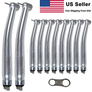 1-10* BURR pieza de mano dental de alta velocidad turbina de empuje 4 orificios apta NSK Pana Max - Imagen 1 de 11