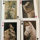 Chinese terra cotta warriors playing cards Deck Soldiers Horses Qin Shi Huang