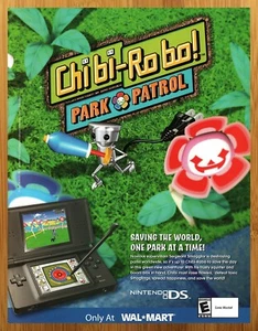 2007 Chibi-Robo Park Patrol Nintendo DS Print Ad/Poster Video Game Promo Art 00s - Picture 1 of 4