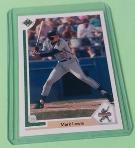 Mark Lewis 1991 Upper Deck Star Rookie #17 Indians MLB Card RC - Bild 1 von 2