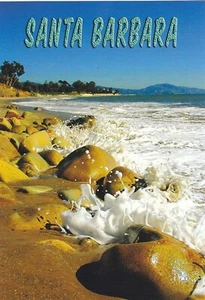 1 26589 SANTA BARBARA BUTTERFLY BEACH - ... [[ 6 1/2" x 4 - Imagen 1 de 3