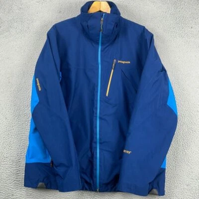 Chaqueta Patagonia Cremallera Completa Para Hombre Grande Azul Manga Larga Embalable Bolsillo Cuello Simulado Foto 1 de 4
