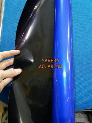 Фон высота 30 см 40 см 50 см 60 см простоя / синий и черный / аквариум изображение - Изображение 1 из 3