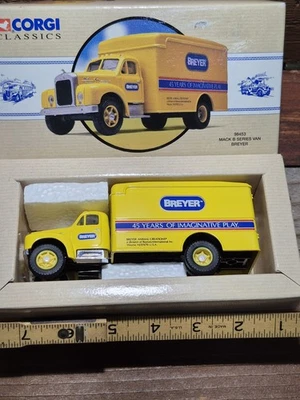 Edición Limitada CORGI CLASSICS Mack Serie B Van Breyer Horse 45th Mattel Nº6631 Foto 1 de 4