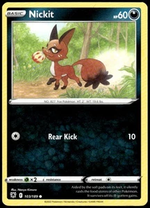 Nickit 103/189 SWSH10: Astral Radiance Pokemon - Picture 1 of 2
