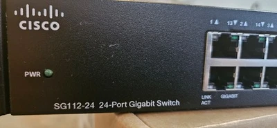 Cisco SG112-24 110 Series (SG11224NA) 24-Port Unmanaged Network Switch - Image 1 of 3