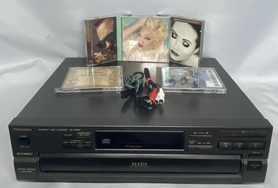 TESTED Technics SL PD825 5 Disc CD Changer Player MASH Carousel Japan + EXTRAS - Image 1 of 4
