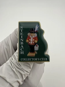 VTG Steinbach Collector’s Club Nutcracker  w/ White Cuckoo Clock Enamel Pin - Picture 1 of 6