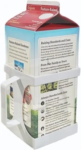 HandiHandle® Half Gallon Milk, Juice, or Beverage Carton Holder | Red - Picture 1 of 6