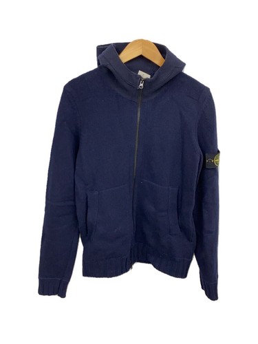 Felpa con cappuccio e zip STONE ISLAND colore navy M usata