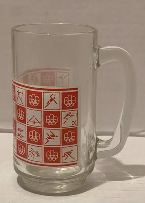 Taza de cristal conmemorativa de los Juegos Olímpicos de Montreal 1976  Foto 1 de 4
