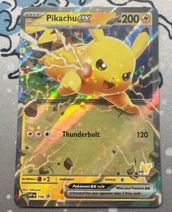 Pikachu ex SVP 106 Scarlet & Violet Ultra Rare Holo Promo Pokemon Card - Foto 1 di 1