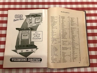 1951 . Das ELEKTRISCHE kochen . 8. Auflage . 865 Rezepte für die Elektro-Küche - Bild 1 von 4