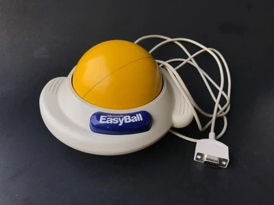 Microsoft Easyball Vintage Children's Navigation Trackball PC Device Untested - Image 1 of 4
