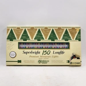 Christmas Prime 150 Superbrite Mini Lights Premium Longlife Set with Box Vintage - Picture 1 of 10