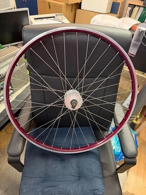 28 Zoll Vorderrad rot mit Nabendynamo DH-C3000-3N-NT MEGA - Bild 1 von 4