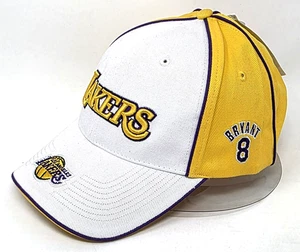 Los Angeles LAKERS Cap Hat Vintage NBA Kobe Bryant #8 Adjustable OSFM NWT Rare - Picture 1 of 6