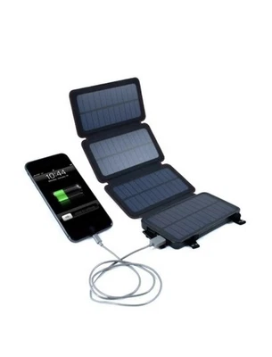 Выживание лягушка QuadraPro солнечное зарядное устройство питания банк 4,8 Вт 4 панели портативный новый OpnBx - Изображение 1 из 4