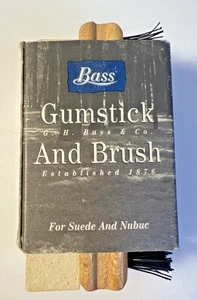 G.H. nuovo BASS & CO. Pulitore per scarpe in gomma e nabuk lungo 3,25" - Foto 1 di 3
