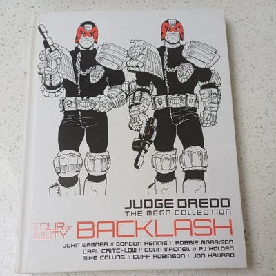 Judge Dredd Mega Collection Tour of Duty Backlash Hardcover #45 vol 47 w/Damage — 第 1/4 张图片