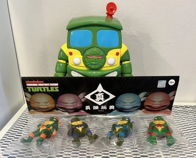 Real Head UNBOX TMNT Turtle walker wagon V2 with Figure set RxH realxhead sofubi - Image 1 of 4