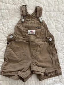 Pantalones Cortos Polo Jeans Co Ralph Lauren 3-6 Meses Lona Carpintero Entrepierna a Presión - Imagen 1 de 11