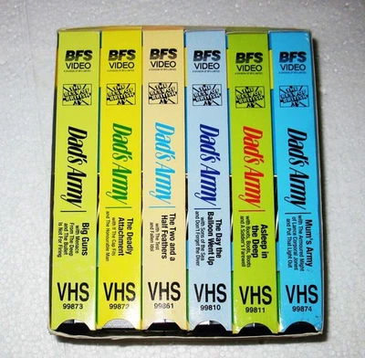 Dad's Army BBC Gold VHS Box Set 1992 Six Volume BFS Video British TV Film - Image 1 of 4