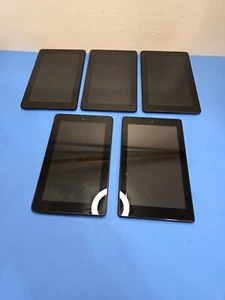 Lot of 5 Amazon Fire 7" Tablets (4 x SV98LN, 1 x SR043KL) for Parts or Repair - Picture 1 of 2