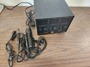 Hakko 703 2-907 Soldering Irons, 1-807 Desoldering Iron, Rework System. Tested! - Picture 1 of 4