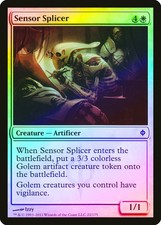 Sensor Splicer FOIL New Phyrexia NM White Common MAGIC GATHERING CARD ABUGames