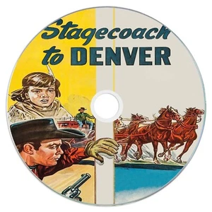 Stagecoach to Denver (1946) Public Domain Film Supplied On DVD Free UK Postage - Foto 1 di 1